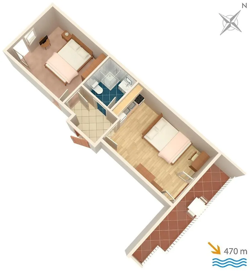 Apartments With A Parking Space Opatija - 7896 0*,