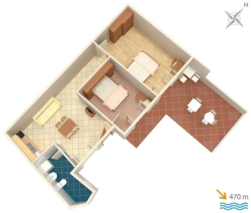 Apartments With A Parking Space Opatija - 7896